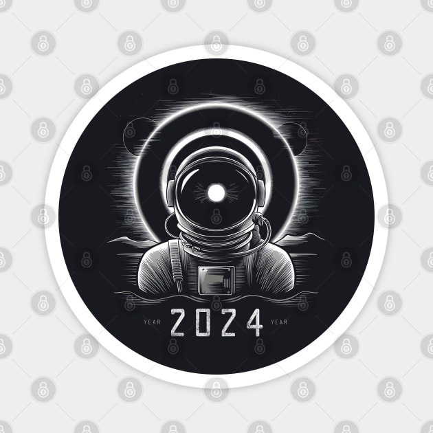 Eclipse Odyssey 2024 Magnet by MakerMind8.2
